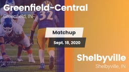 Matchup: Greenfield-Central vs. Shelbyville  2020