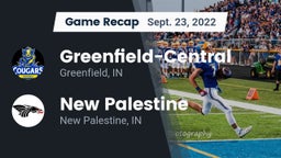Recap: Greenfield-Central  vs. New Palestine  2022