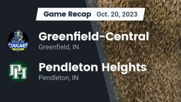 Recap: Greenfield-Central  vs. Pendleton Heights  2023