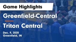 Greenfield-Central  vs Triton Central  Game Highlights - Dec. 9, 2020