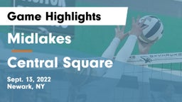 Midlakes  vs Central Square  Game Highlights - Sept. 13, 2022