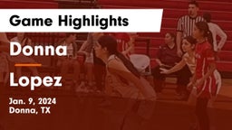 Donna  vs Lopez  Game Highlights - Jan. 9, 2024
