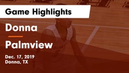 Donna  vs Palmview  Game Highlights - Dec. 17, 2019