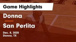 Donna  vs San Perlita  Game Highlights - Dec. 8, 2020