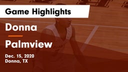 Donna  vs Palmview  Game Highlights - Dec. 15, 2020