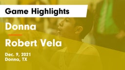 Donna  vs Robert Vela  Game Highlights - Dec. 9, 2021