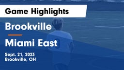 Brookville  vs Miami East  Game Highlights - Sept. 21, 2023