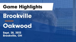 Brookville  vs Oakwood  Game Highlights - Sept. 28, 2023