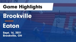 Brookville  vs Eaton  Game Highlights - Sept. 16, 2021