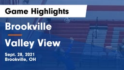 Brookville  vs Valley View  Game Highlights - Sept. 28, 2021