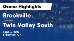 Brookville  vs Twin Valley South  Game Highlights - Sept. 6, 2022