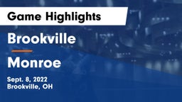 Brookville  vs Monroe Game Highlights - Sept. 8, 2022