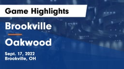 Brookville  vs Oakwood  Game Highlights - Sept. 17, 2022