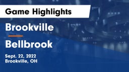Brookville  vs Bellbrook  Game Highlights - Sept. 22, 2022