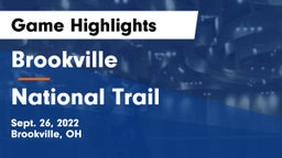 Brookville  vs National Trail  Game Highlights - Sept. 26, 2022