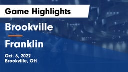 Brookville  vs Franklin Game Highlights - Oct. 6, 2022