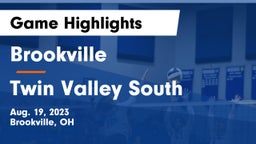 Brookville  vs Twin Valley South  Game Highlights - Aug. 19, 2023