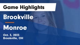 Brookville  vs Monroe  Game Highlights - Oct. 3, 2023