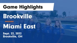 Brookville  vs Miami East Game Highlights - Sept. 22, 2022