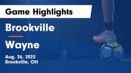 Brookville  vs Wayne  Game Highlights - Aug. 26, 2023