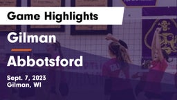 Gilman  vs Abbotsford  Game Highlights - Sept. 7, 2023