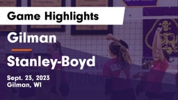Gilman  vs Stanley-Boyd  Game Highlights - Sept. 23, 2023