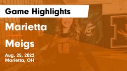 Marietta  vs Meigs  Game Highlights - Aug. 25, 2022