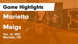 Marietta  vs Meigs  Game Highlights - Oct. 10, 2022