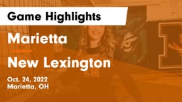 Marietta  vs New Lexington  Game Highlights - Oct. 24, 2022
