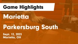 Marietta  vs Parkersburg South  Game Highlights - Sept. 12, 2023