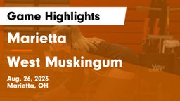 Marietta  vs West Muskingum  Game Highlights - Aug. 26, 2023
