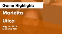 Marietta  vs Utica  Game Highlights - Aug. 26, 2023