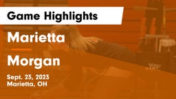 Marietta  vs Morgan  Game Highlights - Sept. 23, 2023