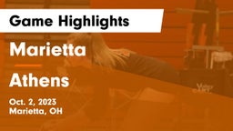 Marietta  vs Athens  Game Highlights - Oct. 2, 2023