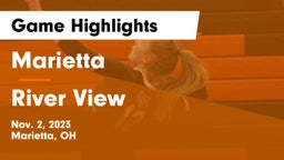Marietta  vs River View  Game Highlights - Nov. 2, 2023