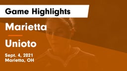 Marietta  vs Unioto  Game Highlights - Sept. 4, 2021
