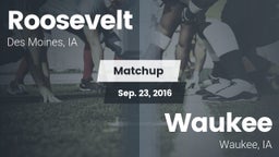 Matchup: Roosevelt High vs. Waukee  2016