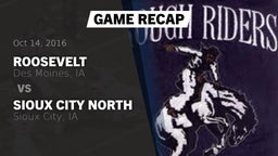 Recap: Roosevelt  vs. Sioux City North  2016