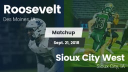 Matchup: Roosevelt High vs. Sioux City West   2018