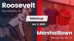 Matchup: Roosevelt High vs. Marshalltown  2018