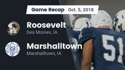 Recap: Roosevelt  vs. Marshalltown  2018