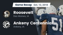Recap: Roosevelt  vs. Ankeny Centennial  2018