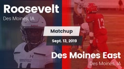 Matchup: Roosevelt High vs. Des Moines East  2019