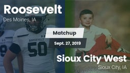 Matchup: Roosevelt High vs. Sioux City West   2019