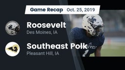 Recap: Roosevelt  vs. Southeast Polk  2019