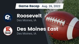Recap: Roosevelt  vs. Des Moines East  2022