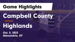 Campbell County  vs Highlands  Game Highlights - Oct. 5, 2022