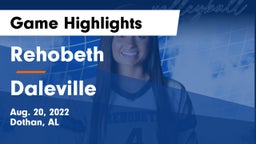 Rehobeth  vs Daleville  Game Highlights - Aug. 20, 2022