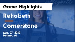 Rehobeth  vs Cornerstone Game Highlights - Aug. 27, 2022