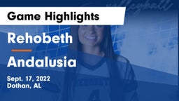 Rehobeth  vs Andalusia  Game Highlights - Sept. 17, 2022